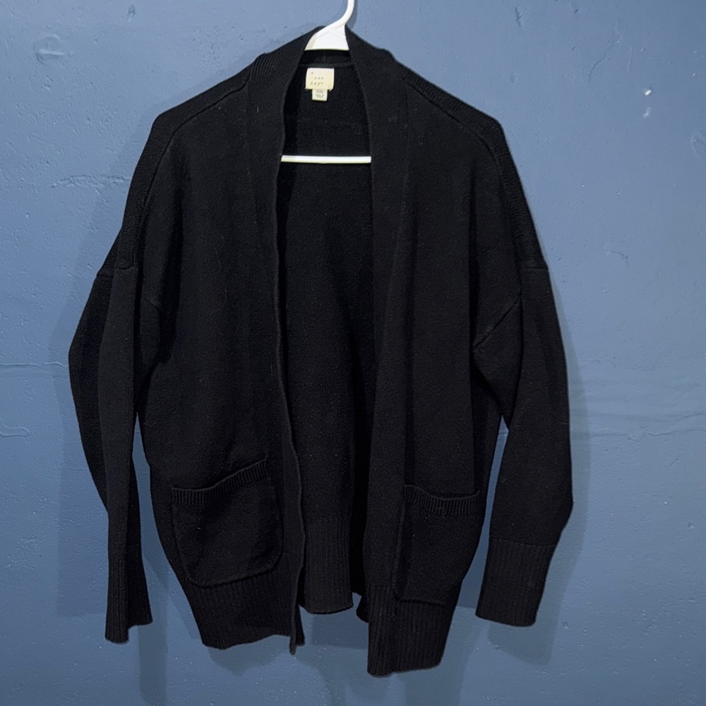 a new day women’s Black Cardigan Sweater